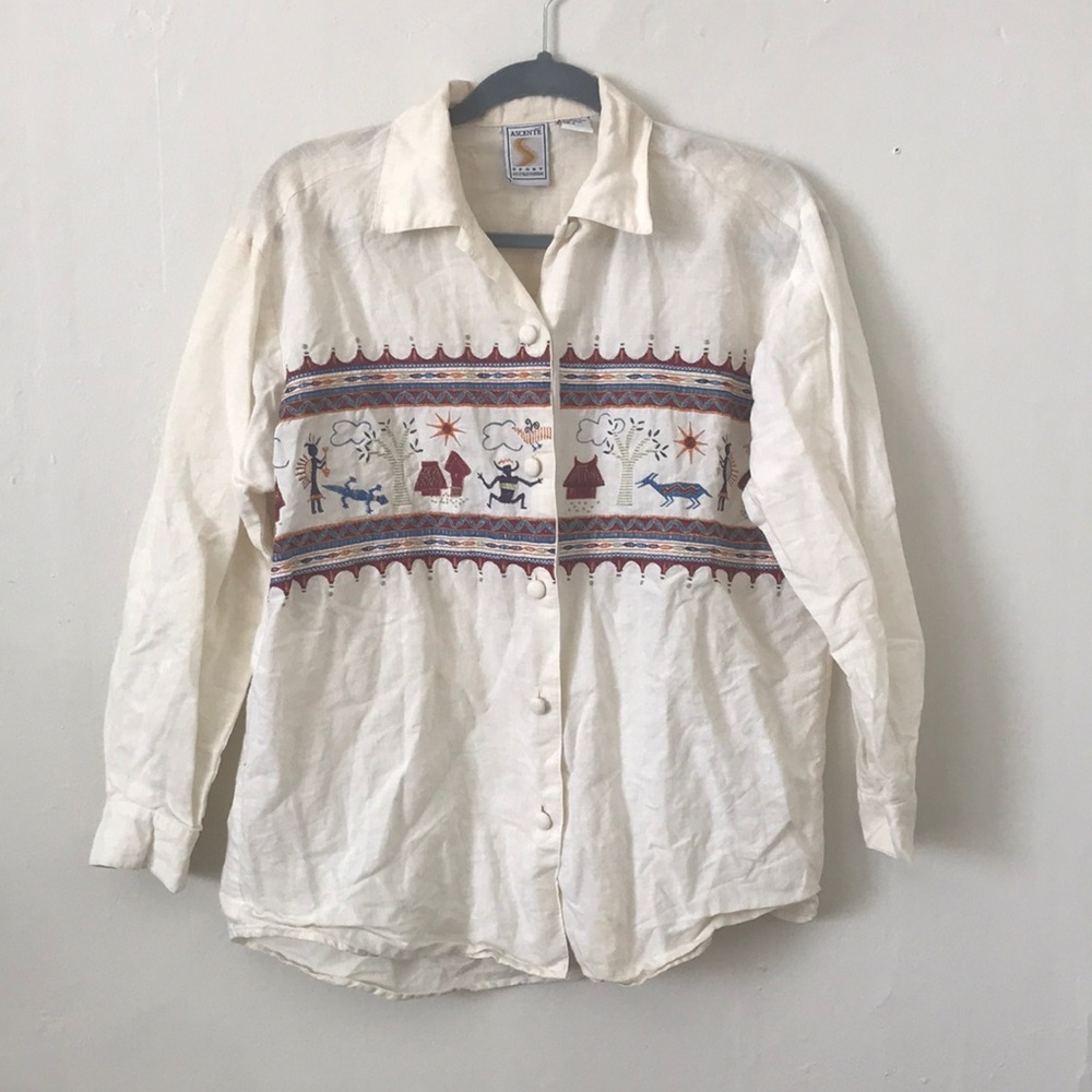 Ascente Sport Vintage Western Button Down